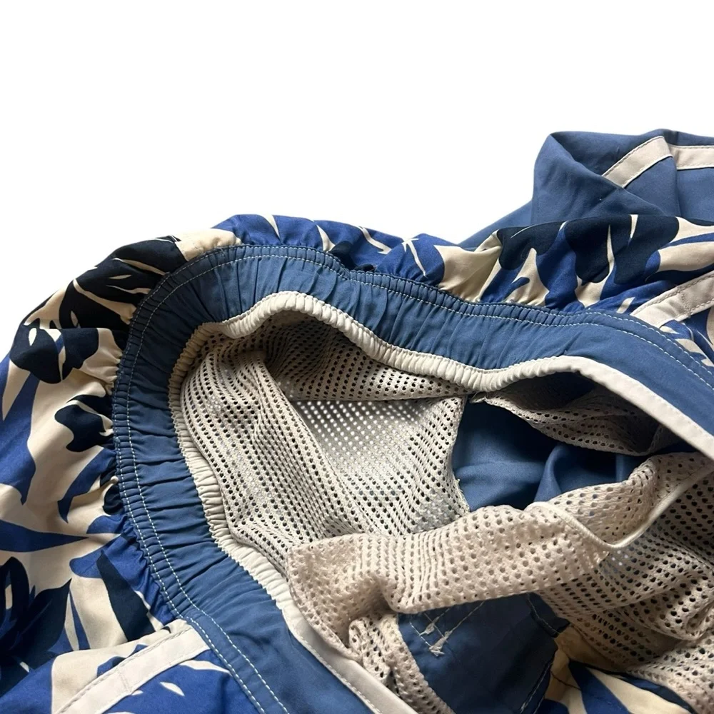 Speedo Men’s Hawaiian‎ Lined Blue Board Shorts Swim Trunks
